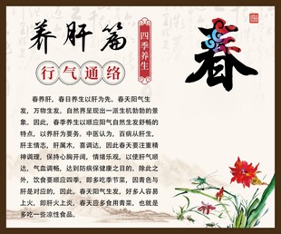 中医馆养生春季养肝篇保健沐足