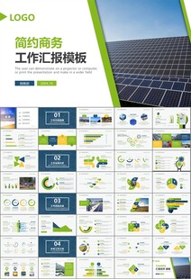 太阳能清洁能源光伏产业PPT