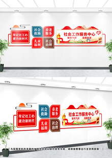 社会工作文化墙