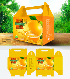 橙子包装 脐橙礼盒