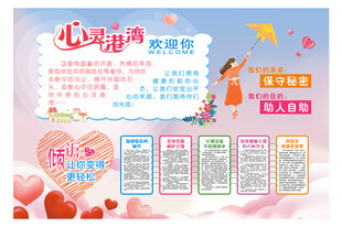 心理健康展板