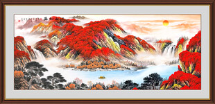 鸿运当头国画