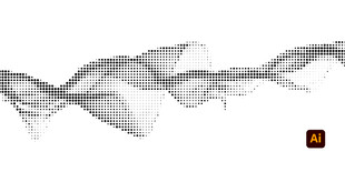 抽象线条烟雾动态图形