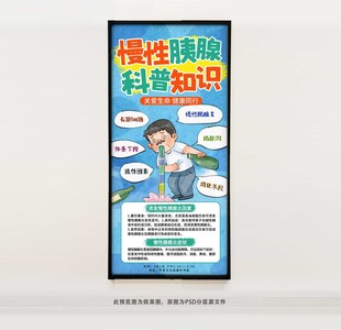 慢性胰腺炎科普知识海报