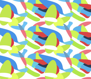 多彩几何图案无缝背景