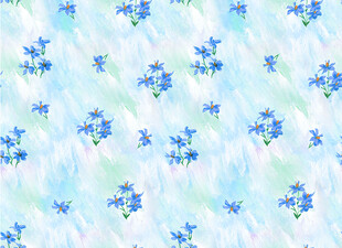 浅蓝色碎花背景图案
