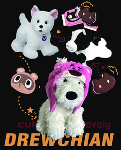 可爱小狗与多样