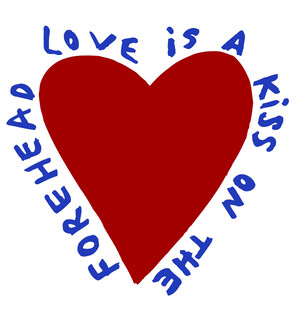 爱心环绕的爱之宣言