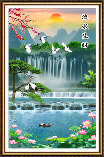 旭日东升玄关画