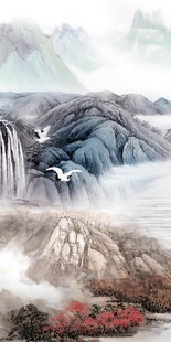 高档 清晰中式玄关 TIF分层