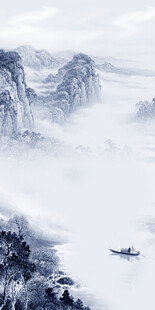 高雅 现代中式玄关 TIF分层