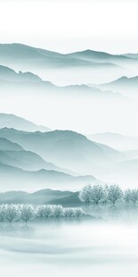 别墅 意境简约玄关 TIF分层