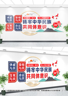 民族团结文化墙