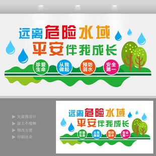 防溺水宣传标语文化墙