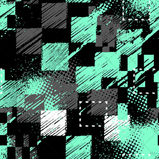 几何方块抽象图案背景