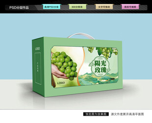 阳光玫瑰包装 葡萄礼盒