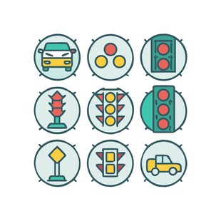 交通图标集合