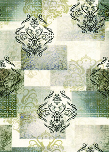 复古花纹图案设计素材