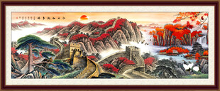 万里长城国画
