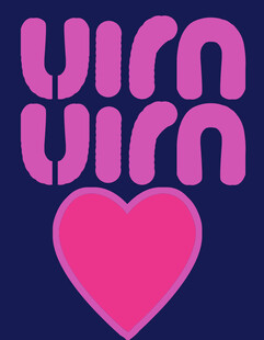 爱心环绕的字母图案