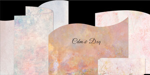 莫奈油画婚礼迎宾区