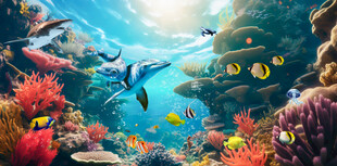 海底世界海底生物