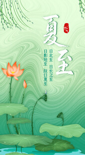 夏至二十四节气海报