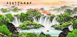 大厅山水画