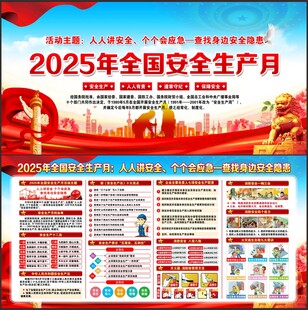安全生产月展板
