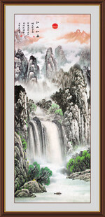 源远流长山水画