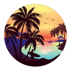 露营地酒吧网红地标日落打卡拍照