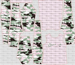 迷彩图案设计素材