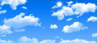 蓝天白云