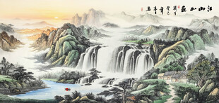 山水画江山如画