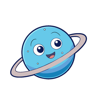 可爱卡通星球形象