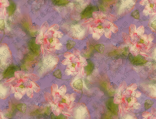 紫色花卉图案纹理背景