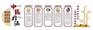 中医疗法文化墙