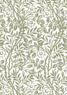 复古植物花纹图案背景