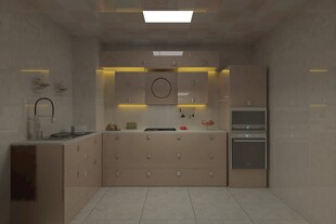 简约厨房家装效果图