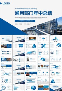 钢铁行业年终总结新年计划ppt