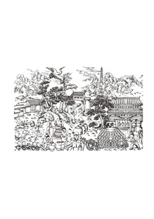 酿酒图 白酒插画