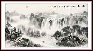 大厅山水画