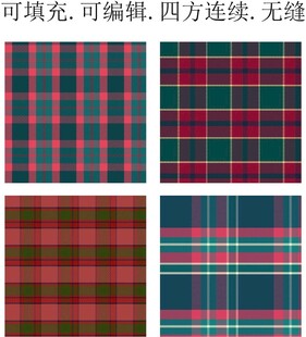 格子面料  格子图案