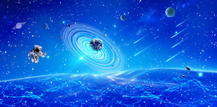 蓝色星空