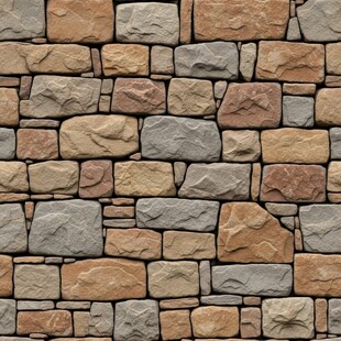 石砌墙面纹理图案