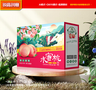 水蜜桃包装 桃子礼盒