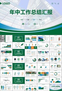 玻璃生产加工行业通用PPT模板