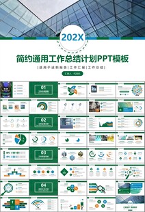 玻璃生产加工行业通用PPT模板