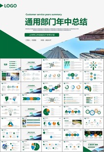 玻璃生产加工行业通用PPT模板