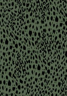 绿色豹纹纹理面料